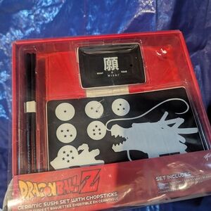 Dragon Ball Z Ceramic Sushi Set with Chopsticks